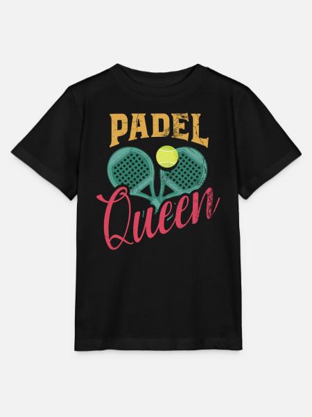 Padel Queen Padelschläger Ball Design Für Padel - Stanley/Stella Kinder T-Shirt MINI CREATOR  - Schwarz
