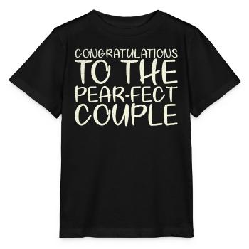 Congratulations To The Pear-fect For The - Stanley/Stella MINI CREATOR Kids’ T-Shirt - black - Front - Mikhail (115cm)