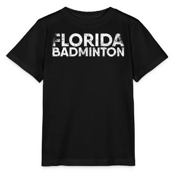 Badminton de Floride pour les joueurs de badminton ou - T-shirt bio MINI CREATOR Stanley/Stella Enfant - noir - Devant - Mikhail (115cm)