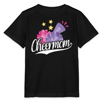 Cheer Mom Design Für Cheerleader Cheer - Stanley/Stella Kinder T-Shirt MINI CREATOR  - Schwarz - Vorne - Mikhail (115cm)