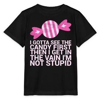 I need the first funny humor for adults - Stanley/Stella MINI CREATOR Kids’ T-Shirt - black - Front - Mikhail (115cm)