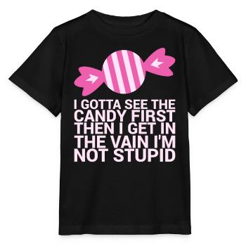 I need the first funny humor for adults - Stanley/Stella MINI CREATOR Kids’ T-Shirt - black - Front - Mikhail (115cm)