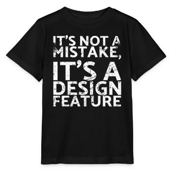 Es Ist Kein Fehler, Es Ist Ein Designmerkmal - Stanley/Stella Kinder T-Shirt MINI CREATOR  - Schwarz - Vorne - Mikhail (115cm)