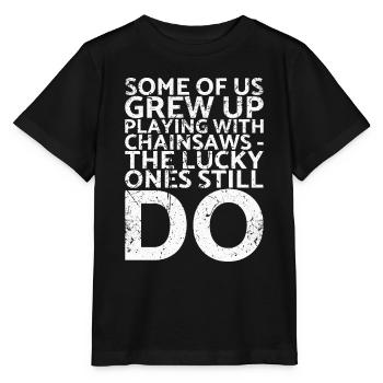 Certains d’entre nous ont grandi avec - T-shirt bio MINI CREATOR Stanley/Stella Enfant - noir - Devant - Mikhail (115cm)