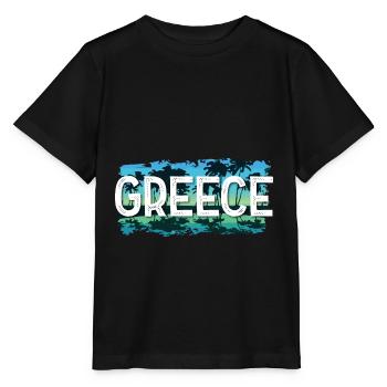 Greece - Stanley/Stella MINI CREATOR Kids’ T-Shirt - black - Front - Mikhail (115cm)