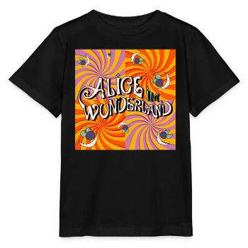 Alice Im Wunderland Verdrehte Welt - Stanley/Stella Kinder T-Shirt MINI CREATOR  - Schwarz - Vorne - Mikhail (115cm)