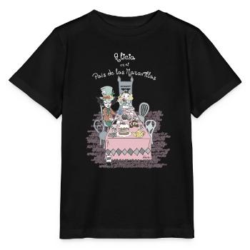 Alicia weißer Text - Stanley/Stella Kinder T-Shirt MINI CREATOR  - Schwarz - Vorne - Mikhail (115cm)