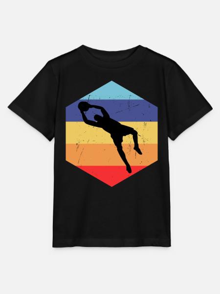 Torwart Fußball Fußballer Torhüter Damen Herren - Stanley/Stella Kinder T-Shirt MINI CREATOR - Schwarz