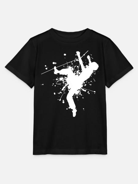 Damen Bouldern Klettern Boulder Bouldering - Stanley/Stella Kinder T-Shirt MINI CREATOR  - Schwarz