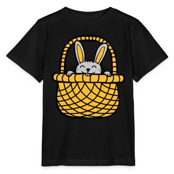 Easter hides - Stanley/Stella MINI CREATOR Kids’ T-Shirt - black - Front - Mikhail (115cm)