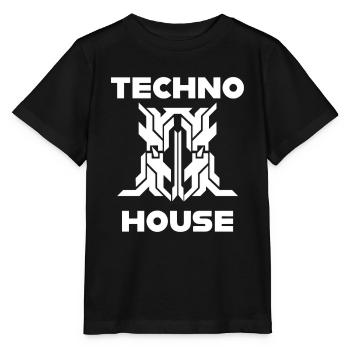 Techno-Haus - Stanley/Stella Kinder T-Shirt MINI CREATOR  - Schwarz - Vorne - Mikhail (115cm)