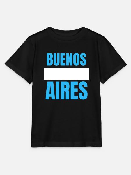 Buenos Aires - Stanley/Stella Kinder T-Shirt MINI CREATOR  - Schwarz