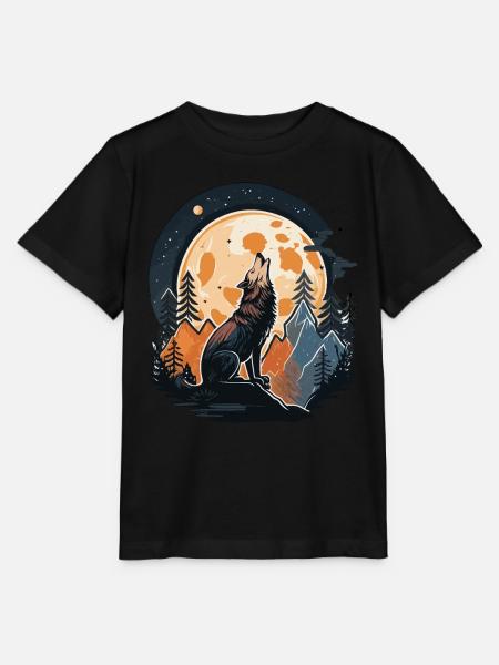 Fußball Welpe - Stanley/Stella Kinder T-Shirt MINI CREATOR - Schwarz
