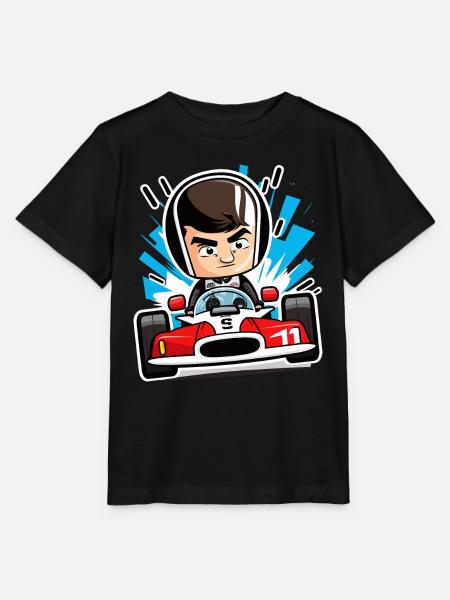 Geschwindigkeits-Dämonen - Stanley/Stella Kinder T-Shirt MINI CREATOR - Schwarz