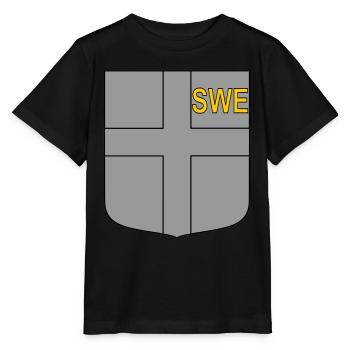 Bouclier tactique de l’ENG - T-shirt bio MINI CREATOR Stanley/Stella Enfant - noir - Devant - Mikhail (115cm)