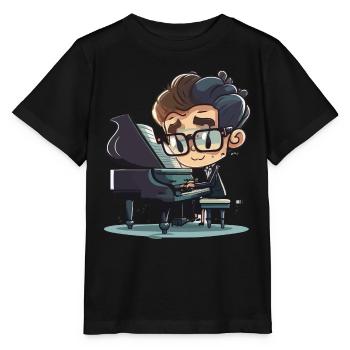 Classical Virtuoso - Stanley/Stella MINI CREATOR Kids’ T-Shirt - black - Front - Mikhail (115cm)