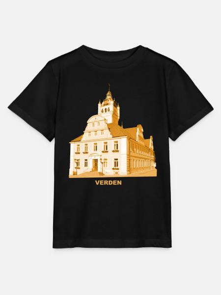 Verden Rathaus Aller Niedersachsen - Stanley/Stella Kinder T-Shirt MINI CREATOR - Schwarz
