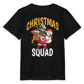 Troupe de figurines de Noël Dabbing - T-shirt bio MINI CREATOR Stanley/Stella Enfant - noir - Devant - Mikhail (115cm)
