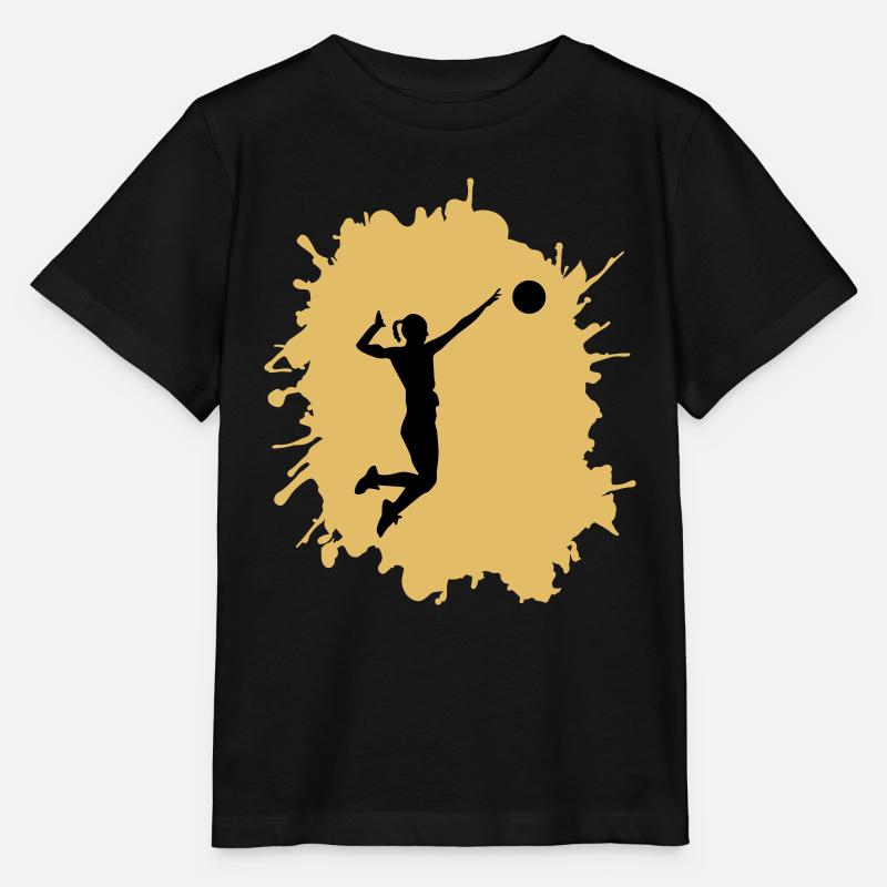 Blobs de handball pour femmes - T-shirt bio MINI CREATOR Stanley/Stella Enfant - noir