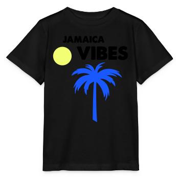 Ambiance jamaïcaine - T-shirt bio MINI CREATOR Stanley/Stella Enfant - noir - Devant - Mikhail (115cm)