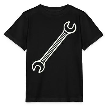 Clé - T-shirt bio MINI CREATOR Stanley/Stella Enfant - noir - Devant - Mikhail (115cm)