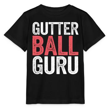 Gutter Ball Guru 9 - Stanley/Stella Kinder T-Shirt MINI CREATOR  - Schwarz - Vorne - Mikhail (115cm)