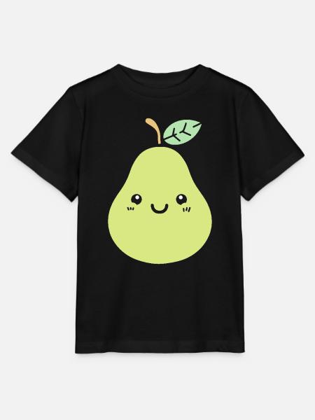 Birne - Stanley/Stella Kinder T-Shirt MINI CREATOR - Schwarz