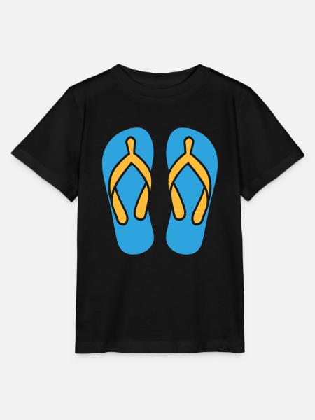 Flip-Flops - Stanley/Stella Kinder T-Shirt MINI CREATOR - Schwarz