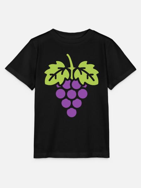 Weintraube - Stanley/Stella Kinder T-Shirt MINI CREATOR - Schwarz