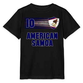 Amerikanisch-Samoa - Stanley/Stella Kinder T-Shirt MINI CREATOR  - Schwarz - Vorne - Mikhail (115cm)
