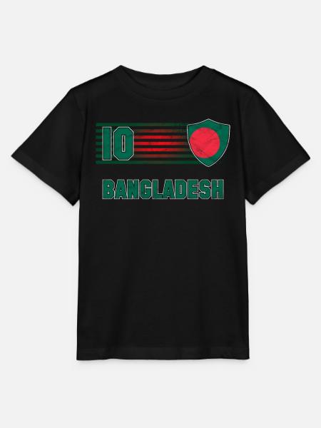 Bangladesch - Stanley/Stella Kinder T-Shirt MINI CREATOR  - Schwarz