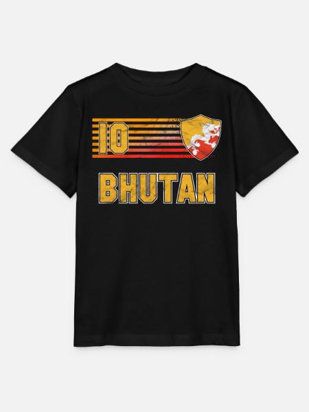 Bhutan - Stanley/Stella Kinder T-Shirt MINI CREATOR - Schwarz