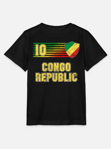 Kongo Republik - Stanley/Stella Kinder T-Shirt MINI CREATOR - Schwarz