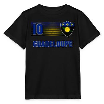 Guadeloupe - Stanley/Stella Kinder T-Shirt MINI CREATOR  - Schwarz - Vorne - Mikhail (115cm)