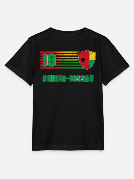 Guinea-Bissau - Stanley/Stella Kinder T-Shirt MINI CREATOR  - Schwarz