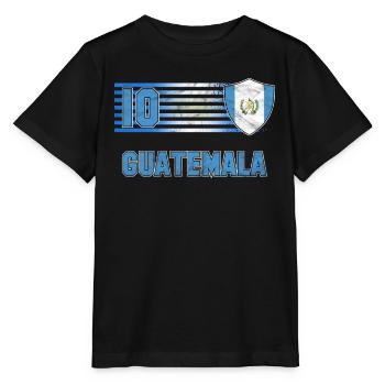 Guatemala - Stanley/Stella MINI CREATOR Kids’ T-Shirt - black - Front - Mikhail (115cm)