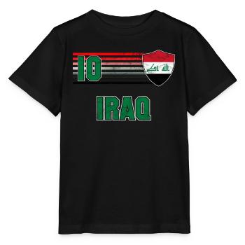 Irak - T-shirt bio MINI CREATOR Stanley/Stella Enfant - noir - Devant - Mikhail (115cm)