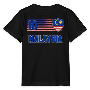 Malaisie - T-shirt bio MINI CREATOR Stanley/Stella Enfant - noir - Devant - Mikhail (115cm)