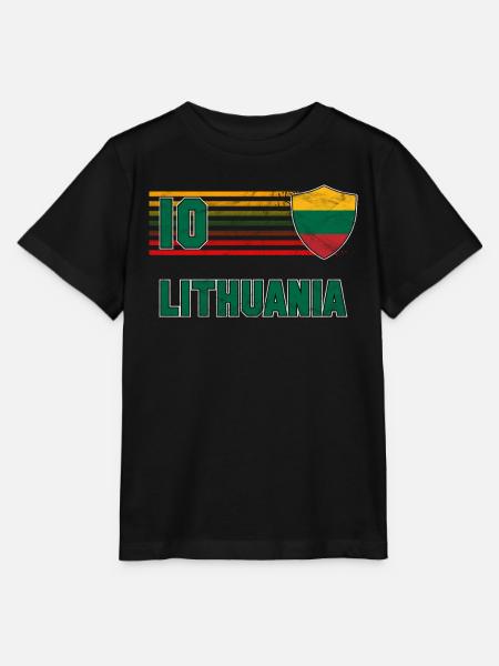 Litauen - Stanley/Stella Kinder T-Shirt MINI CREATOR  - Schwarz