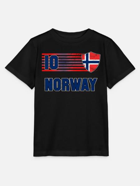 Norwegen - Stanley/Stella Kinder T-Shirt MINI CREATOR  - Schwarz