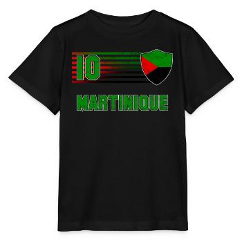 Martinique - Stanley/Stella Kinder T-Shirt MINI CREATOR  - Schwarz - Vorne - Mikhail (115cm)