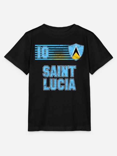 St. Lucia - Stanley/Stella Kinder T-Shirt MINI CREATOR - Schwarz
