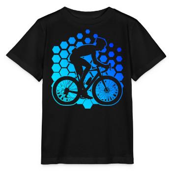 Road Cycling Road Bike Road Bike Road Cyclist - Stanley/Stella MINI CREATOR Kids’ T-Shirt - black - Front - Mikhail (115cm)