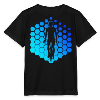 Femmes Vélo Vélo VTT Vélo Vélo Cyclisme - T-shirt bio MINI CREATOR Stanley/Stella Enfant - noir - Devant - Mikhail (115cm)