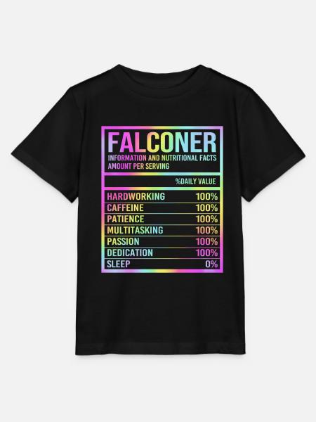 Falke Falknerei Chirp - Stanley/Stella Kinder T-Shirt MINI CREATOR - Schwarz