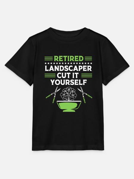 Landschaftsgärtner Gärtnerei Garten Gärtner - Stanley/Stella Kinder T-Shirt MINI CREATOR - Schwarz