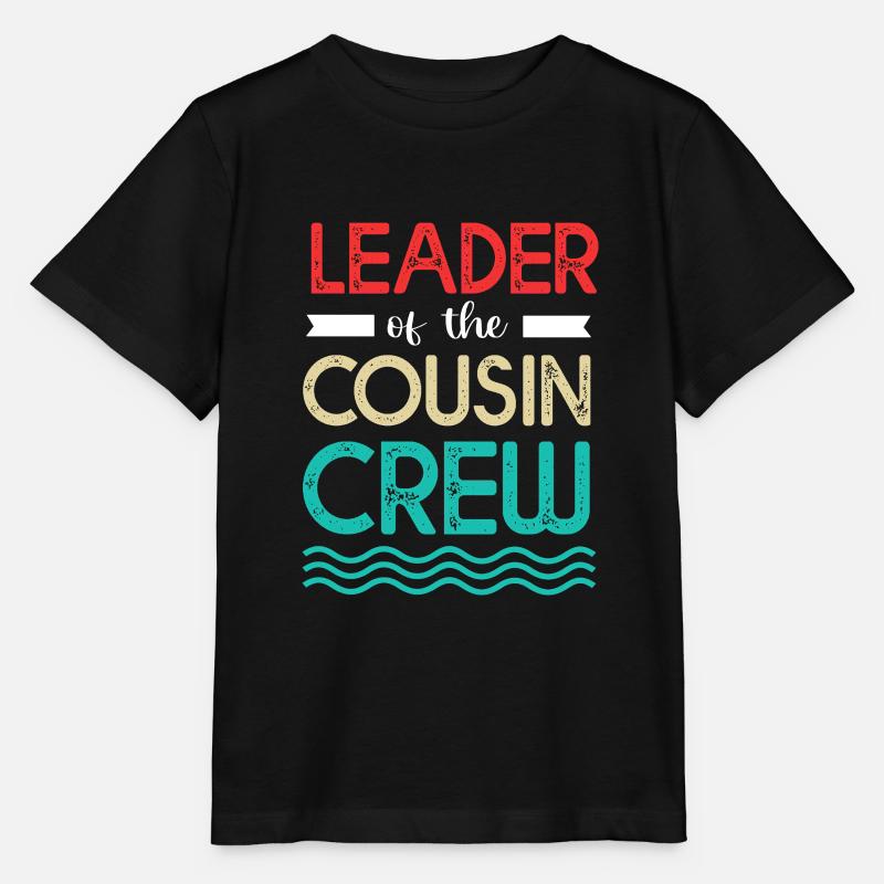Cousin Crew - Stanley/Stella Kinder T-Shirt MINI CREATOR  - Schwarz
