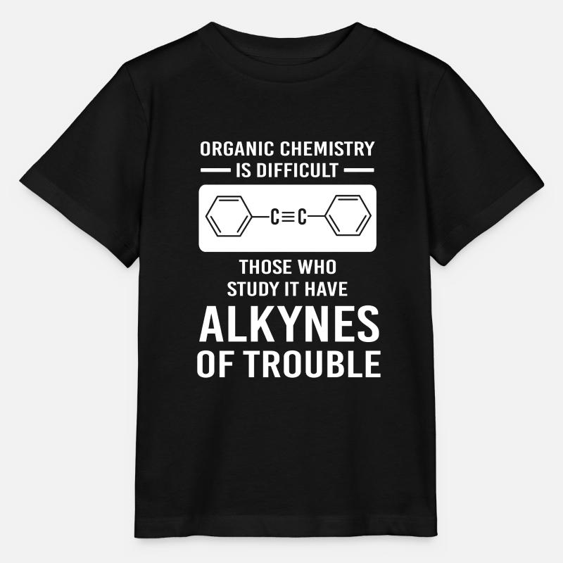 Formule structurale, chimie, science, physique, laboratoire - T-shirt bio MINI CREATOR Stanley/Stella Enfant - noir