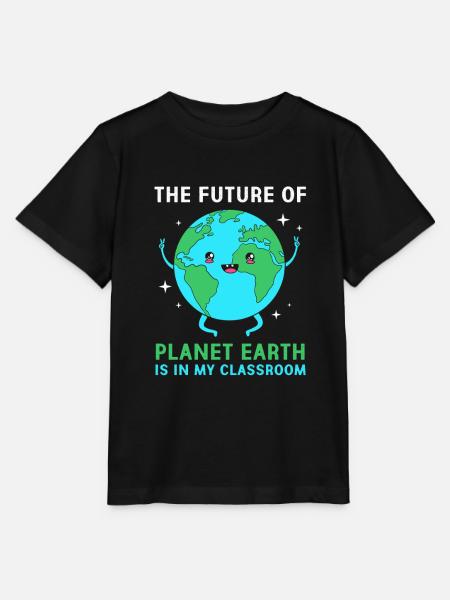 Earth Day - Stanley/Stella Kinder T-Shirt MINI CREATOR  - Schwarz