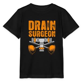 Plumber - Stanley/Stella MINI CREATOR Kids’ T-Shirt - black - Front - Mikhail (115cm)